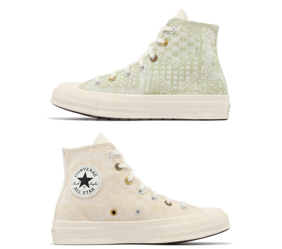 Converse Chuck 70 HI Bandana Jacquard Beige White Men Unisex Casual Shoe A04496C