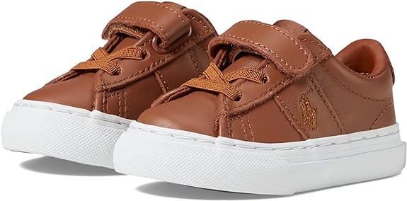 Polo Ralph Lauren Boy's Sayer Leather (Toddler) Sneaker